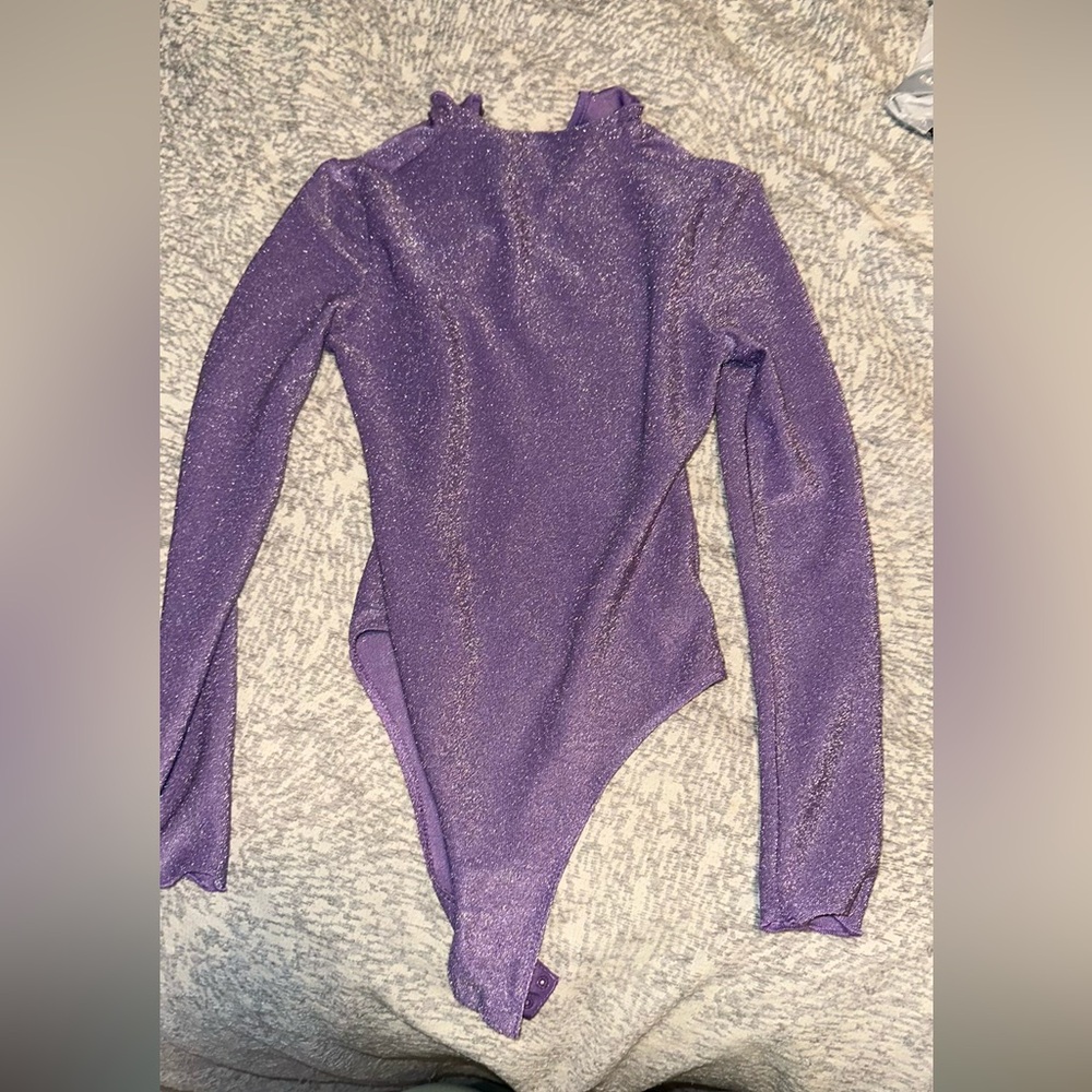 Purple Sparkly Bodysuit